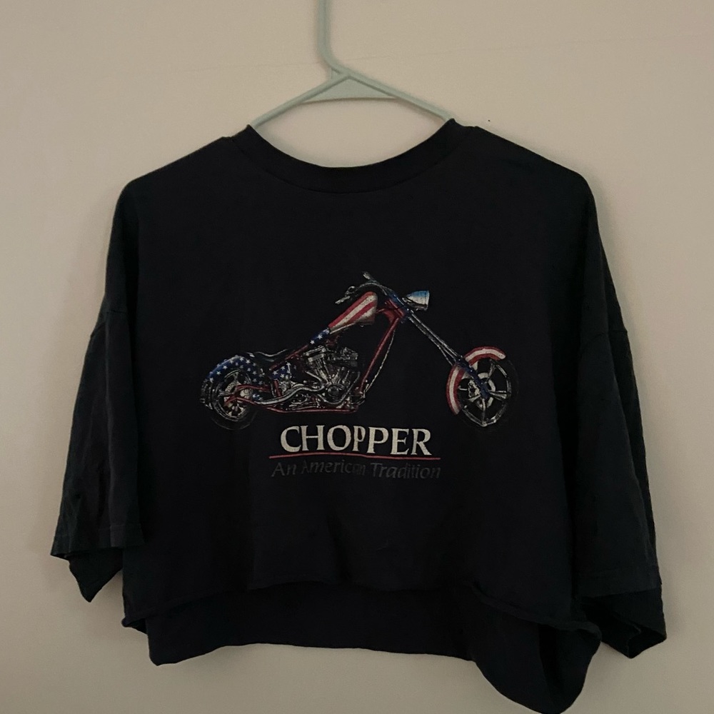 Vintage crop graphic tee